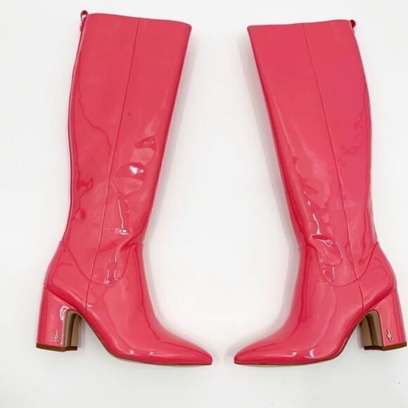 Sam Edelman Hai Patent Boots - Picture 1 of 6